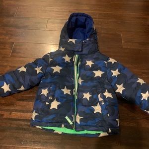 Mini boden boys coat size 5/6!